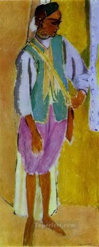 El panel marroquí Amido izquierda de un tríptico fauvismo abstracto Henri Matisse Pinturas al óleo